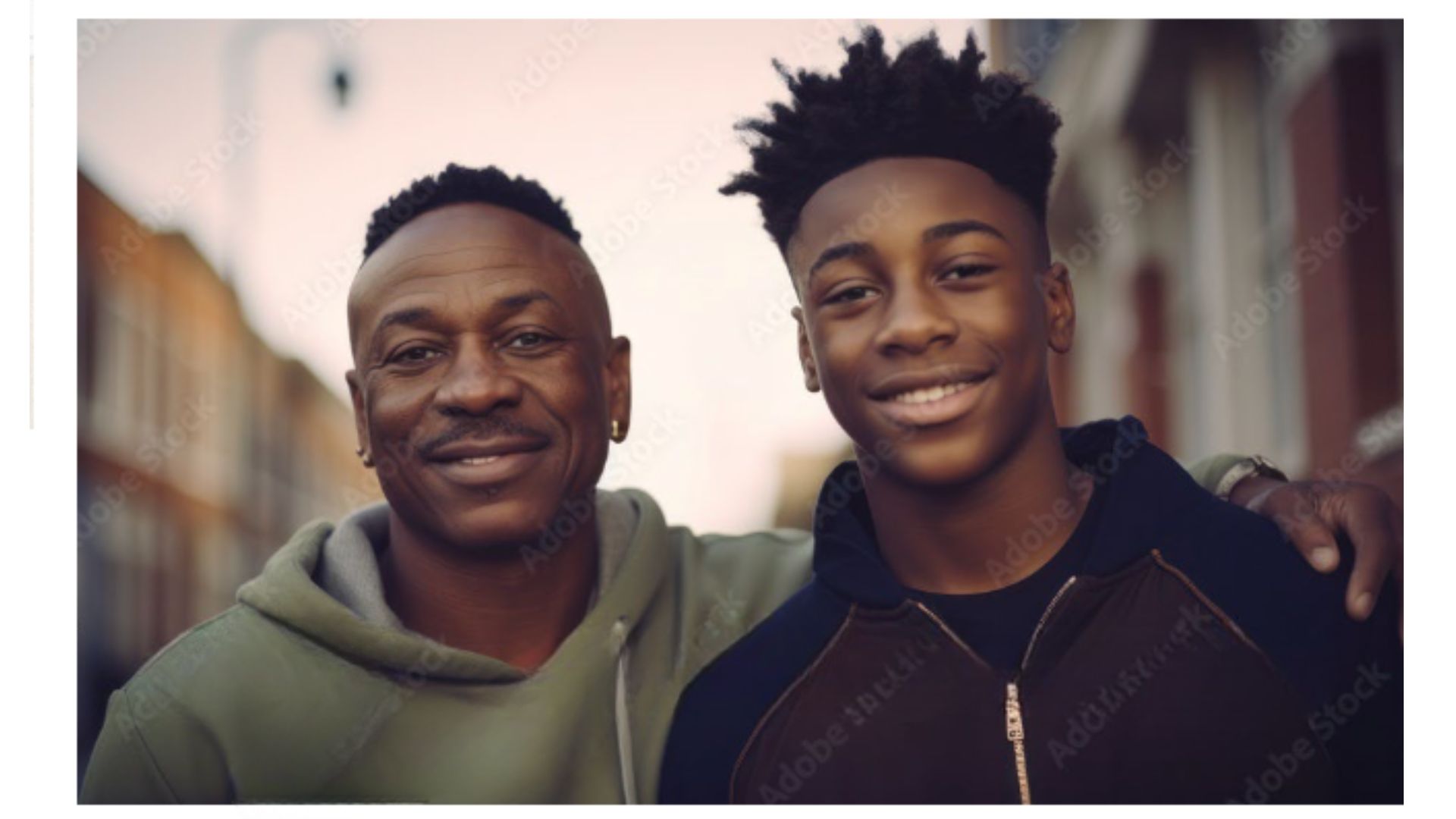 Father and son together